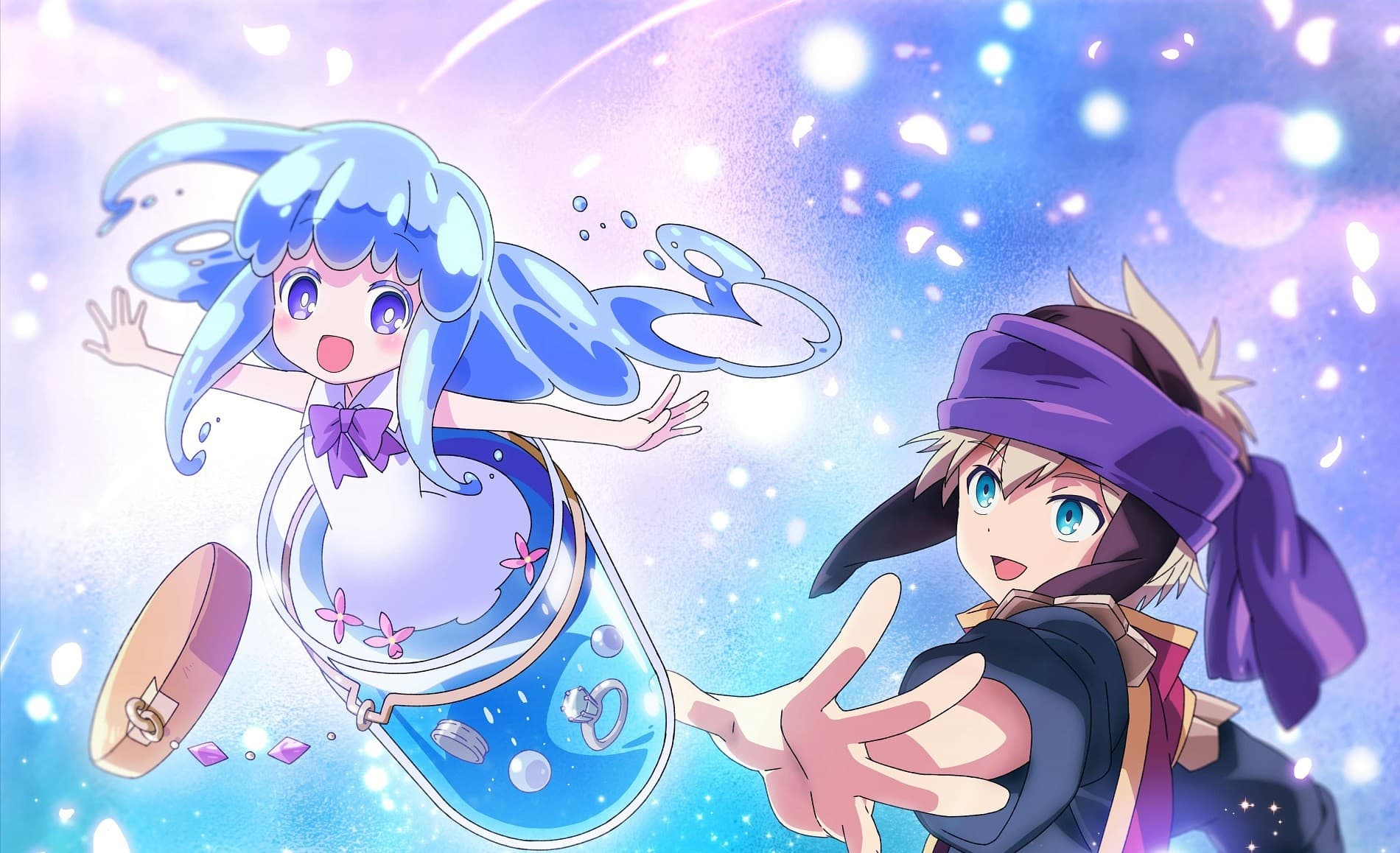 Banner for Merc StoriA: The Apathetic Boy and the Girl in a Bottle